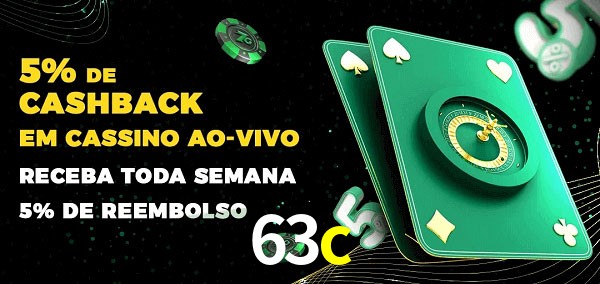 Promoções do cassino ao Vivo 63c